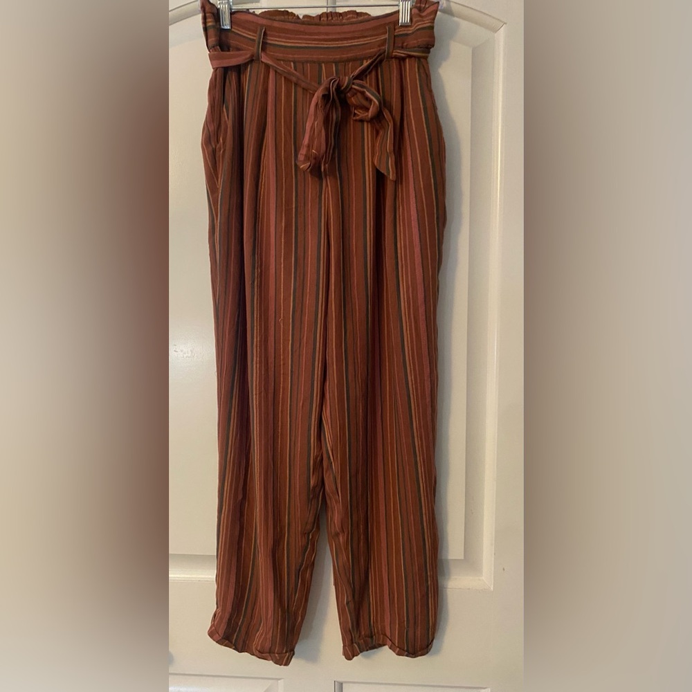 American Eagle striped pants size medium